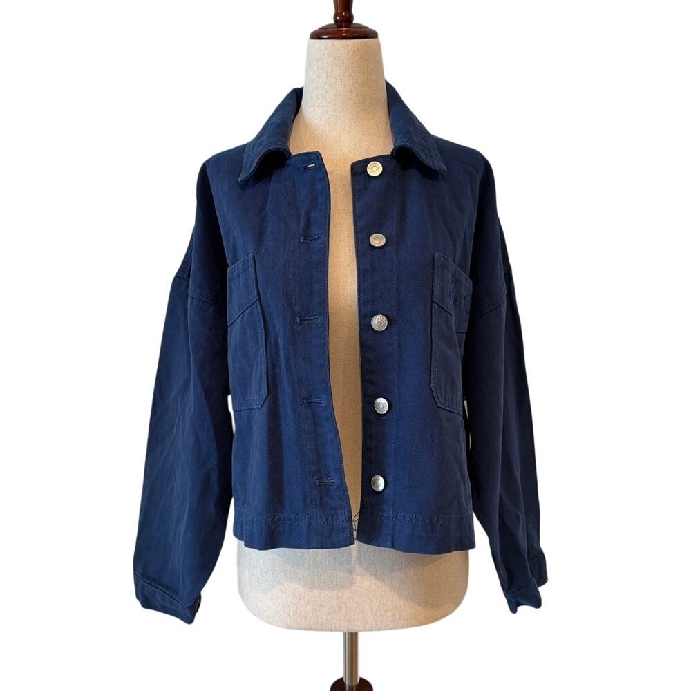 NWT Gameday Social Penn State Denim Jacket, Blue, Women's Small